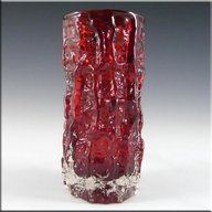 whitefriars glass red for sale