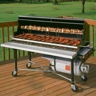 large bbq rotissery for sale