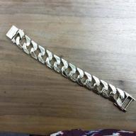 9ct gold curb bracelet for sale