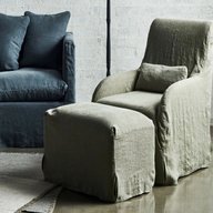 linen armchair for sale