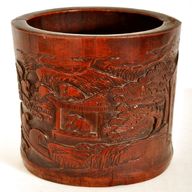 chinese bamboo brush pot for sale