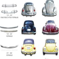 vw beetle bumpers for sale