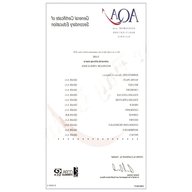gcse certificate for sale