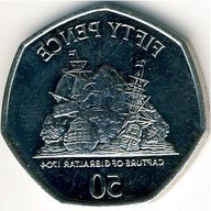 gibraltar 50p coin 2009 for sale