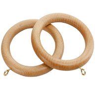 wooden curtain rings 50mm for sale