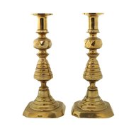victorian brass candlesticks for sale