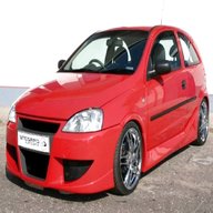 vauxhall corsa c red front bumper for sale