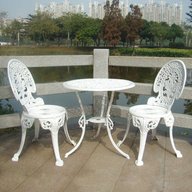 cast aluminium garden chairs for sale