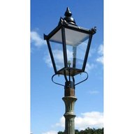 cast iron lamp post for sale