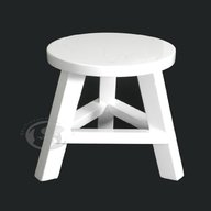 small white stool for sale