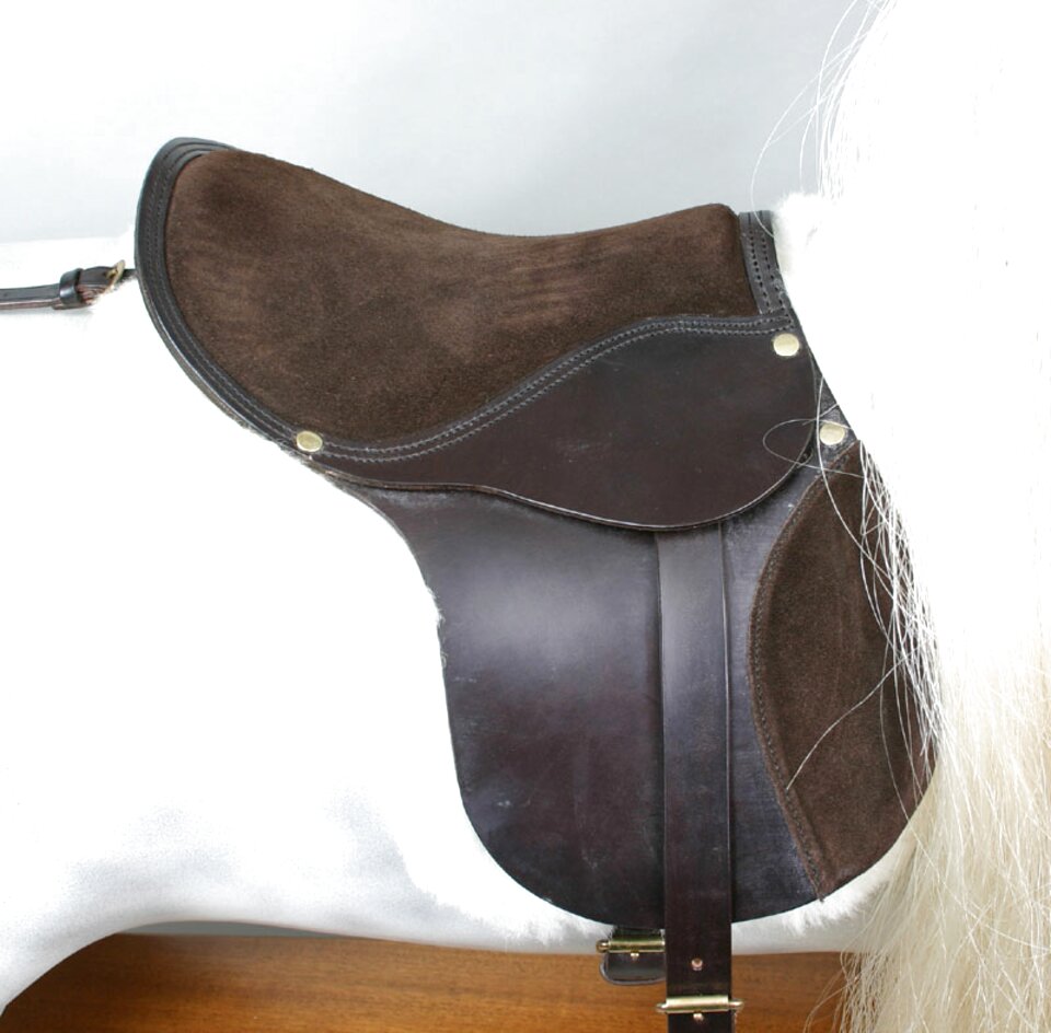 Brown Happy People 58466 Saddle with Stirrup Multi-Color 