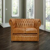 tan leather chesterfield sofa for sale