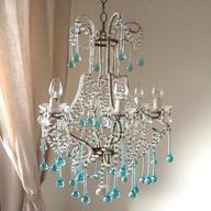vintage chandelier crystal drops for sale