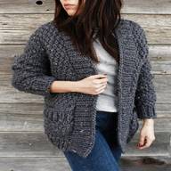 oversized chunky knit cardigan for sale
