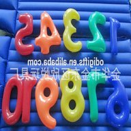 inflatable numbers for sale