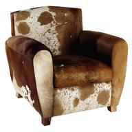 cowhide armchair for sale