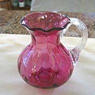 vintage cranberry glass for sale