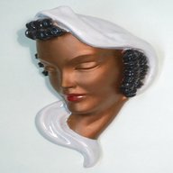 art deco wall mask for sale