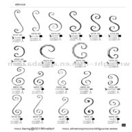 wrought iron scrolls for sale
