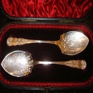 solid silver jam spoon for sale
