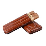 vintage leather cigar case for sale
