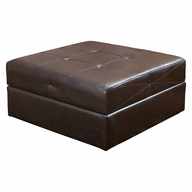 brown leather storage units for sale