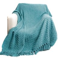 turquoise throw blanket for sale