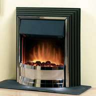 chrome electric fire for sale