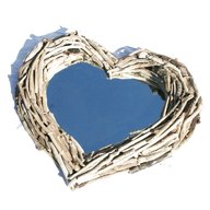 driftwood heart mirror for sale