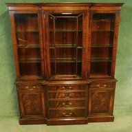 reprodux mahogany display cabinet for sale