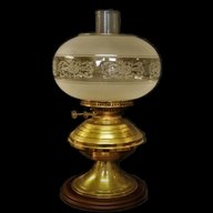 brass paraffin lamp for sale