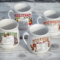 retro soup mugs for sale