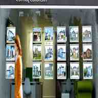 estate agent window display for sale