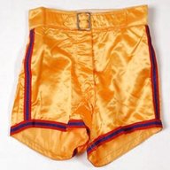 mens vintage satin shorts for sale