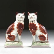staffordshire pottery cats for sale