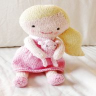 rag doll knitting pattern for sale