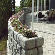 stone wall planters for sale