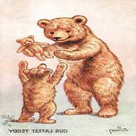 teddy bear postcards for sale