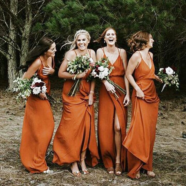 Burnt Orange Bridesmaid Dresses for sale in UK