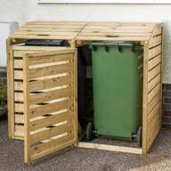 wooden bin storage for sale