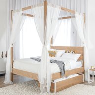 four poster bed curtains for sale