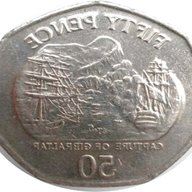 gibraltar 50p coins for sale