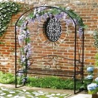 white metal garden arch for sale