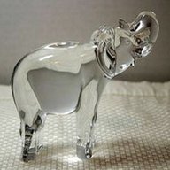 glass elephant for sale