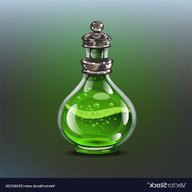 green poison bottle for sale
