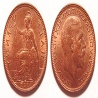 george v half penny for sale