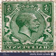 halfpenny green stamp for sale