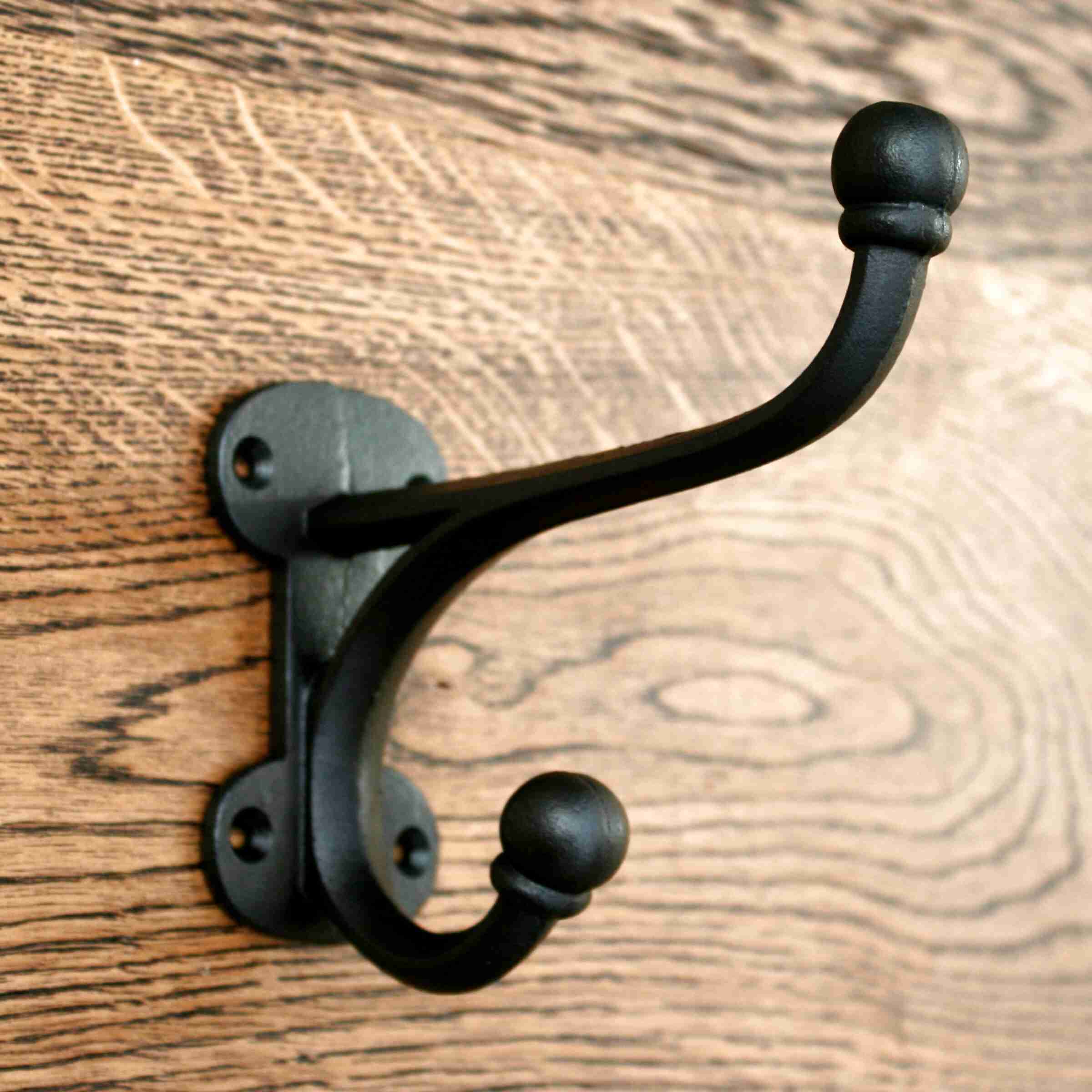 CAST IRON HALL STAND HAT & COAT HOOK ANTIQUE IRON LARGE Antique  Repro Heavy 