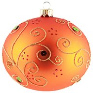 orange ornaments for sale