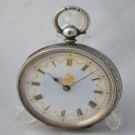 ladies antique silver pocketwatch for sale